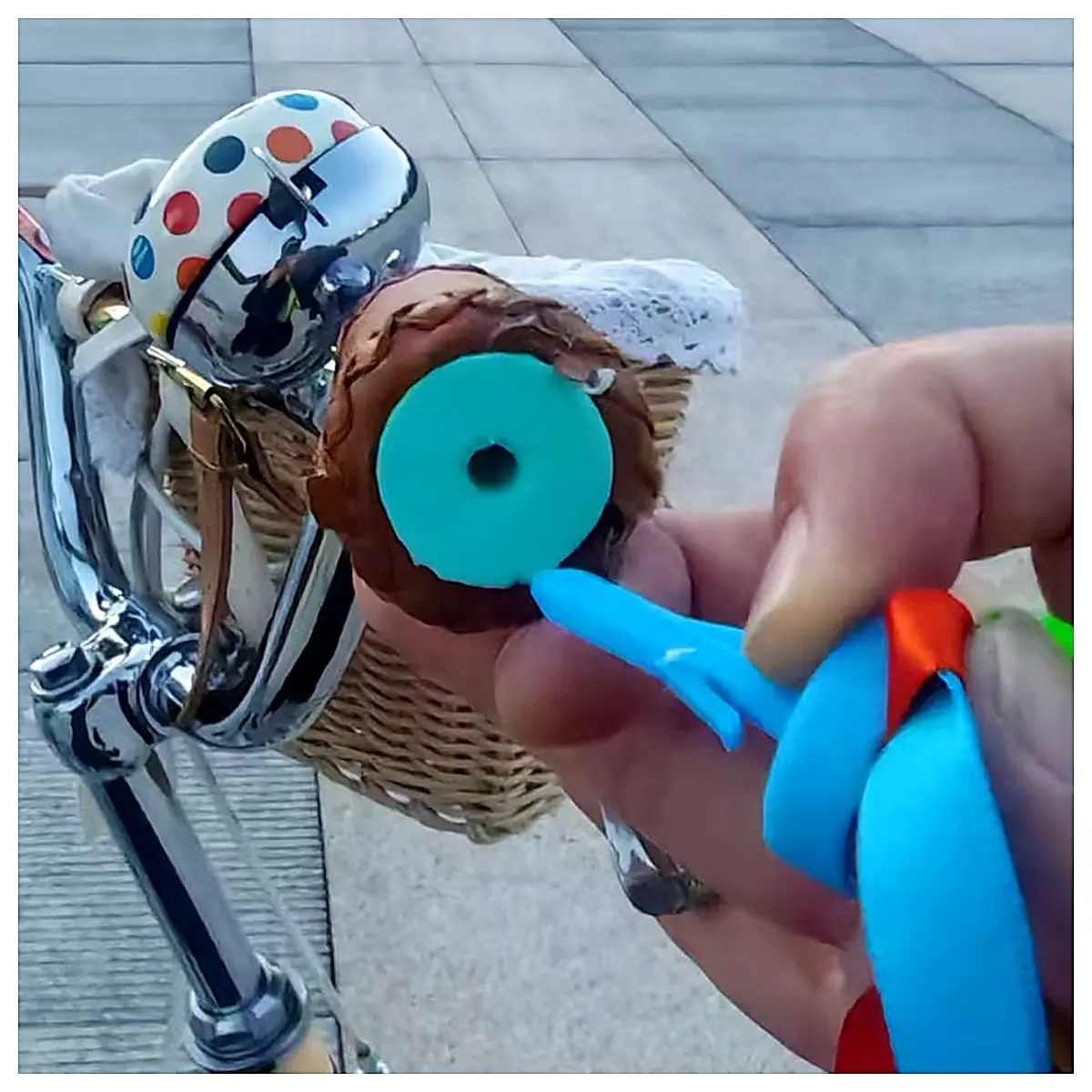 Child Bike Decorative Strap Handlebar Ribbon Seat Tube Accessory Brake Line Sleeve Power Assist Sleeve Bike Parts for Kids