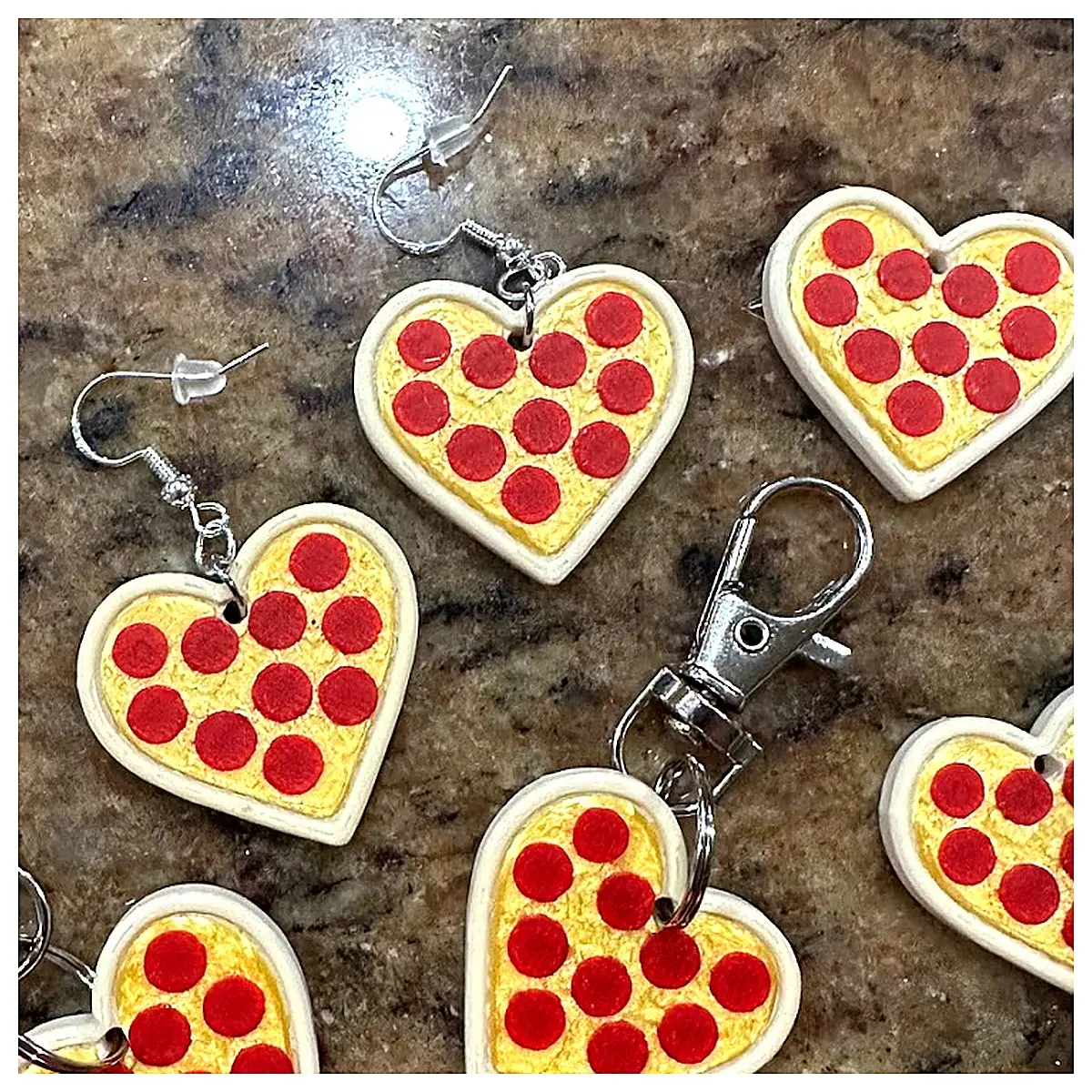 Pizza Ornament Cookie Hanging Decoration Kitchen Restaurant Wall Decor Party Small Accessory Pizza Theme Gift