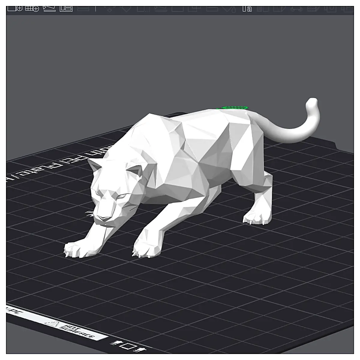 Low Poly Leopard Model Animal Toy Realistic Simulation Pet Accessories Decoration Desktop Figurine Authentic Character Model Pet Toys