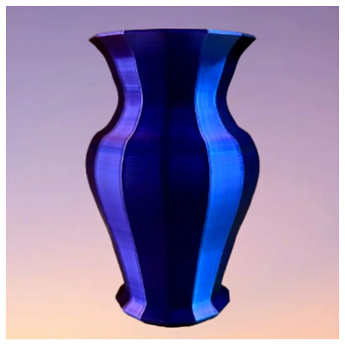 14 Sided Vase Geometric Flower Pot Decorative Home Accent Multi sided Vase Modern Minimalist Table Decoration