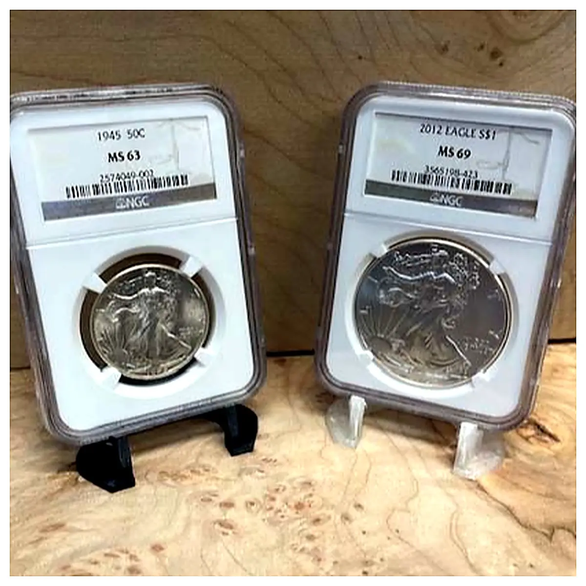 Coin Display Stand Grading Storage Vertical Shelf Coin Collection Display Coin Storage Grading Coin Board Stand