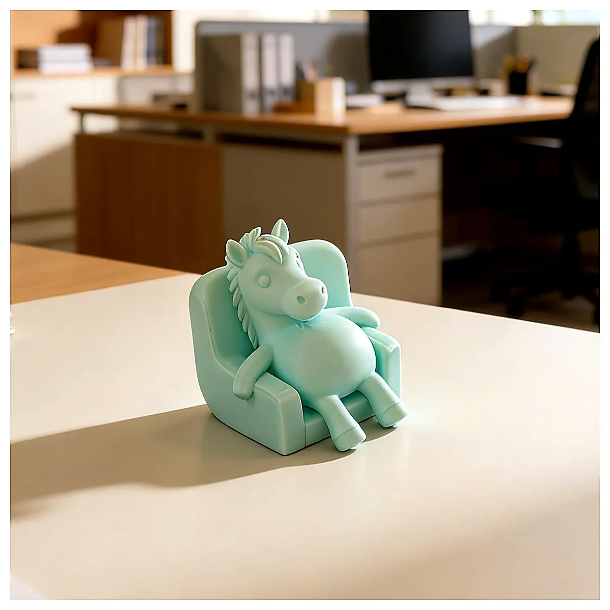 Lazy Horse Desktop Ornament Relaxing Desk Decoration Calming Accent Healing Vibes Home Decor Accessory
