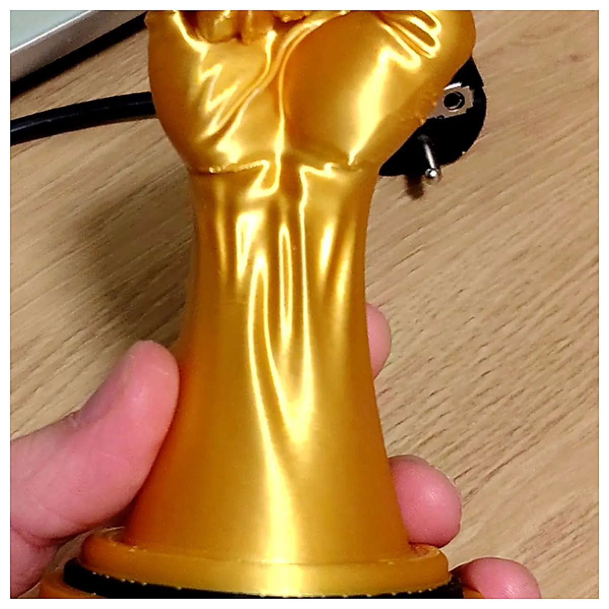Golden Fist Award Trophy Sports Awards Competition Prizes Winning Awards Championship Prizes Sports Events Athletic Games Reward Certificates