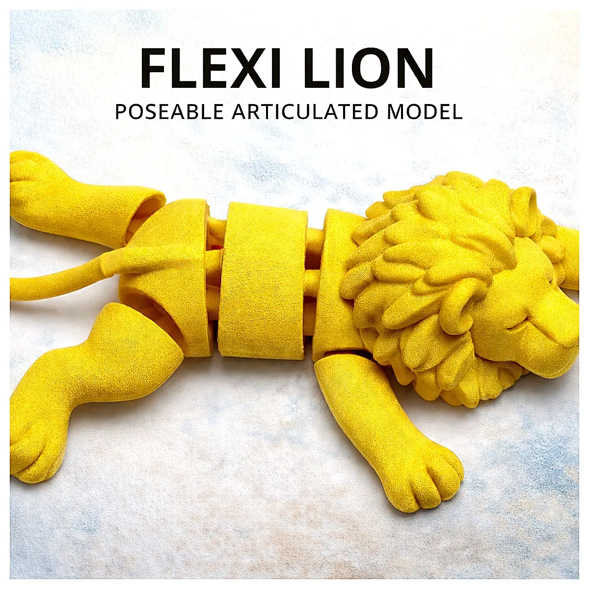 Mobile Lion Toy Moving Joints Kids Educational Plush Animal Figure Kitten Plush Baby Gift Early Learning Toy