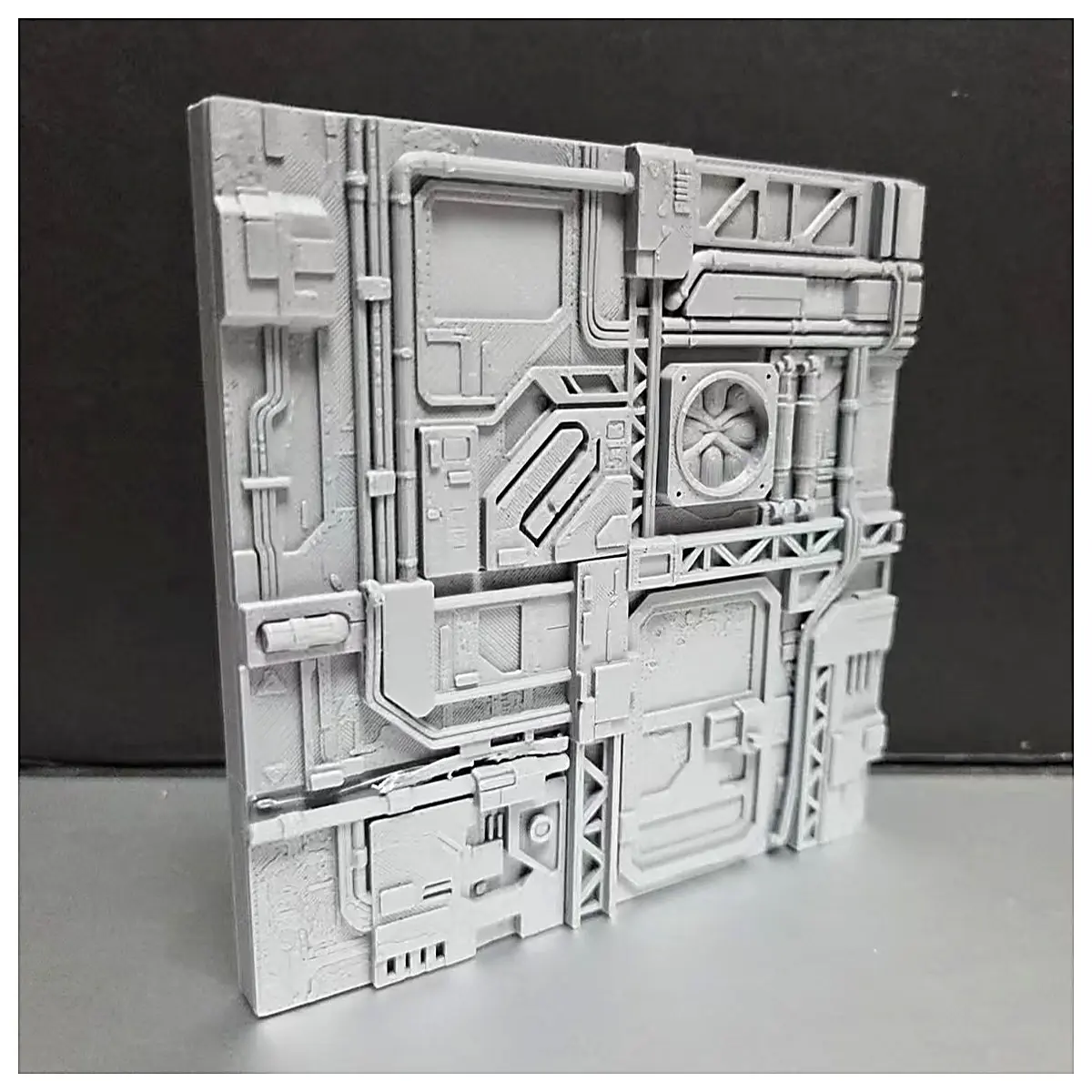 Sci Fi Base Wall Panel C Type Architectural Decoration Space Industrial Design Scene Props Film Studio Accessories