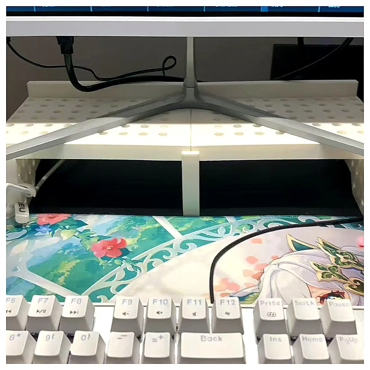 Monitor Stand Desk Mount Screen Holder Support Bracket Accessory for Computer Display VESA Compatible Office Study