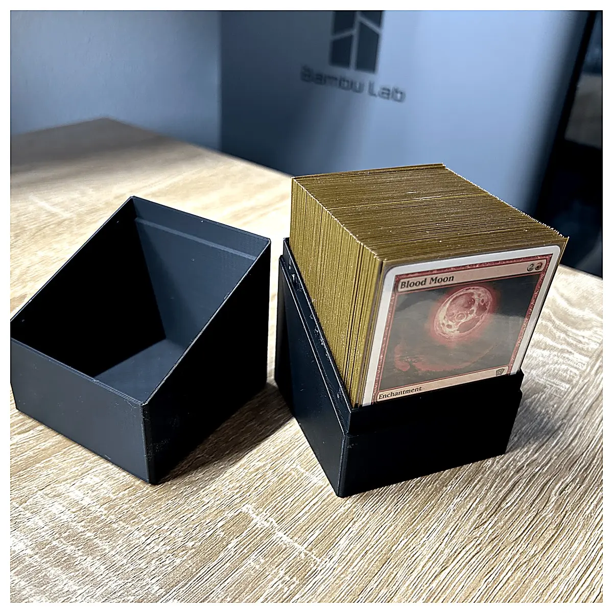 100 Card Double Layer Card Set Box Poker Card Collection Box Card Game Accessories Deck Box Card Storage