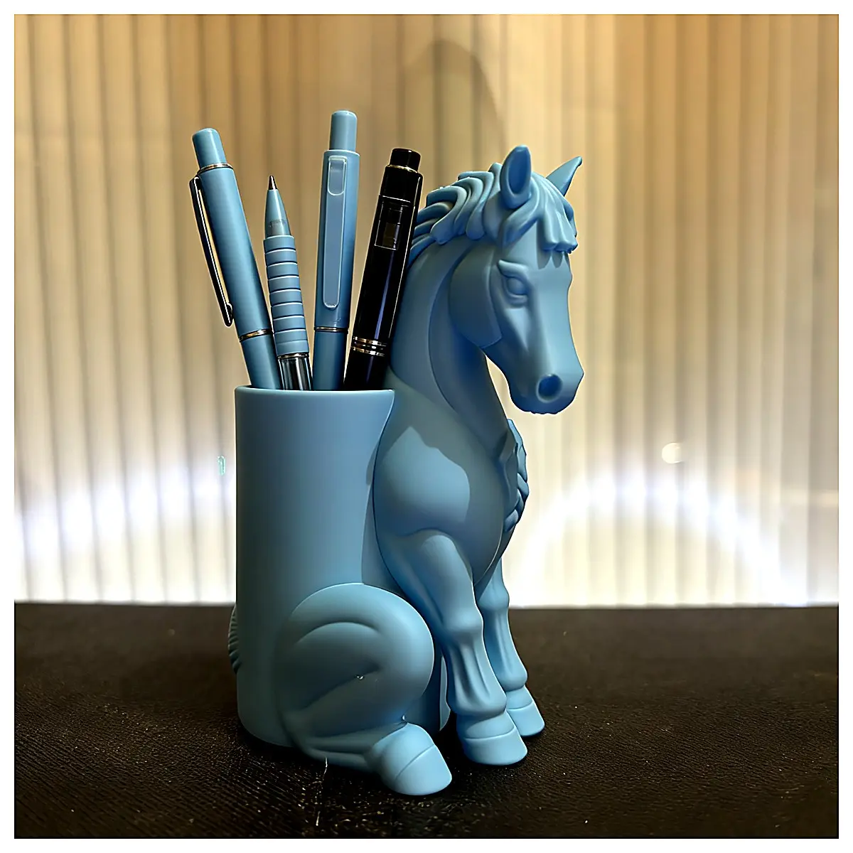 Lucky Pegasus Pen Tube Captures Year of the Horse Pen Box Writing Good Luck Student Stationery Pen Case Accessories