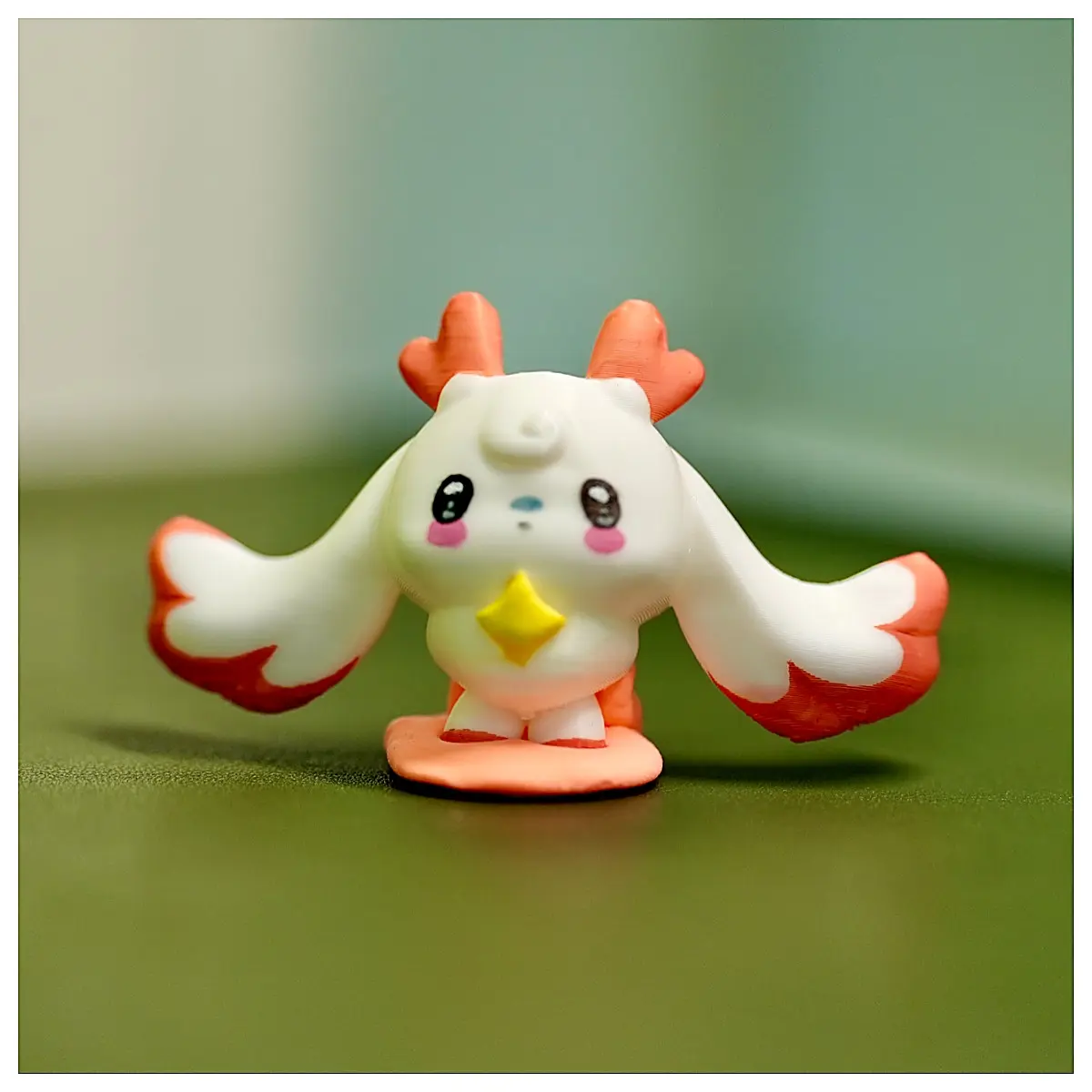 Dandlion Party Abby Fluffy Rabbit Model Figure Toy Collectible Decoration Accessory Character Merchandise Dandlion Party Parts Abby Toys