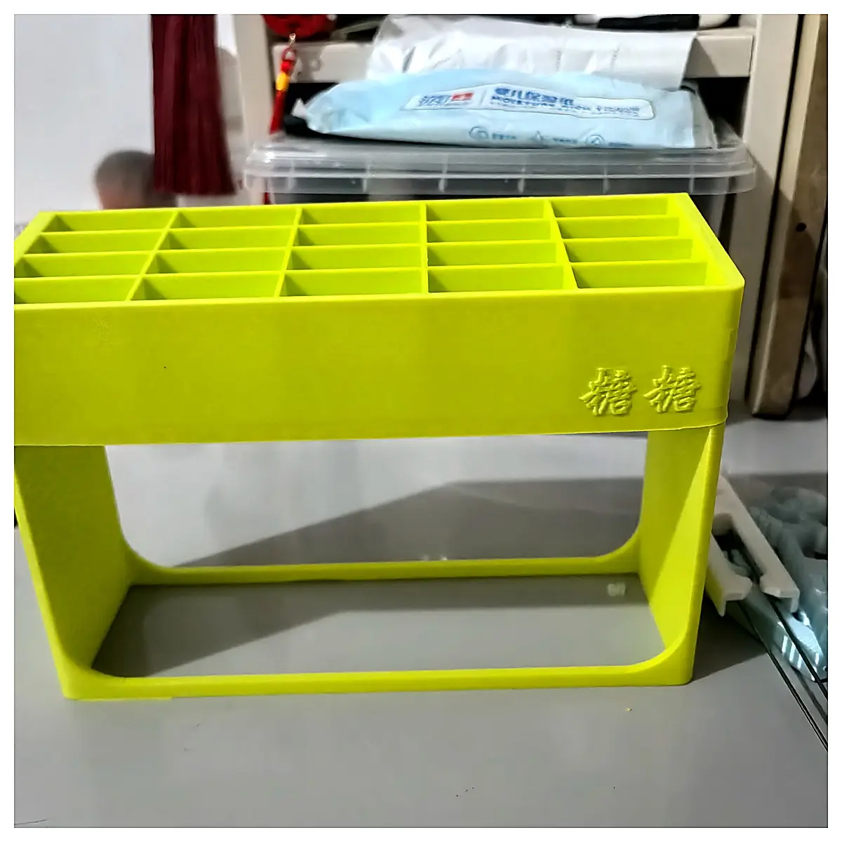 40 Slot Incline Bean Pen Holder Bean Holder Incline Bean Stand Bean Game Accessories Desktop Toy Puzzle Toy
