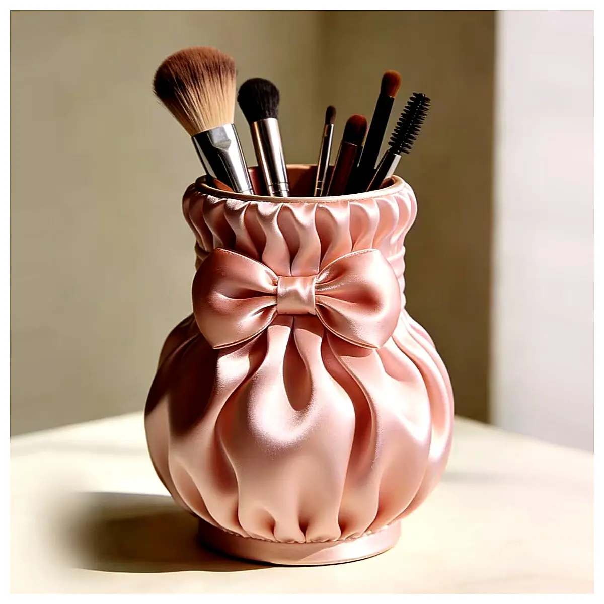Silk Vase Elegant Decorative Vase Home Flower Vase Silk Bouquet Decoration Vase Flower Arrangement Indoor Decor