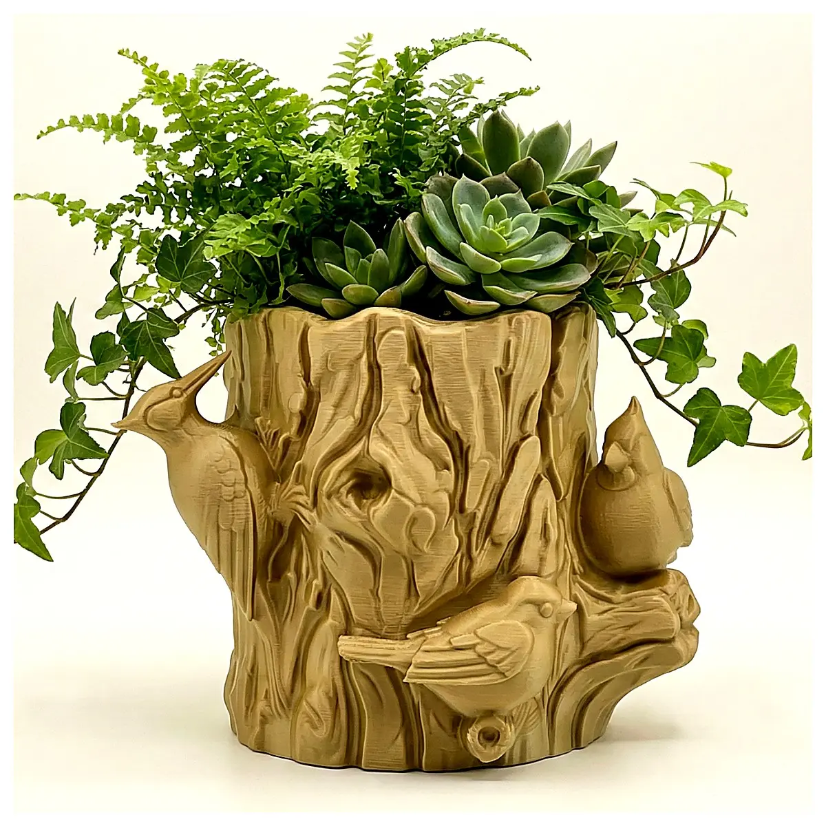 Forest Bird Song Moss Pot Bird Planter Bird Nest Decoration Indoor Garden Bird Supplies