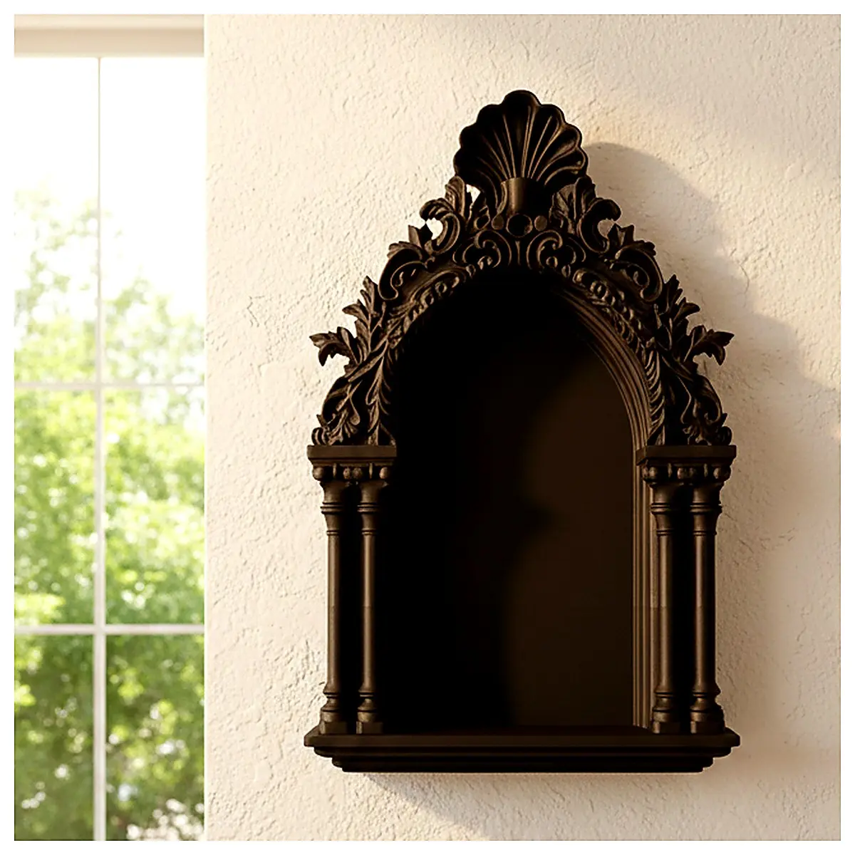 Baroque Shelves Decorative Shelves Classic Furniture Wall Mounted Storage Shelf Modern Retro Home Decor