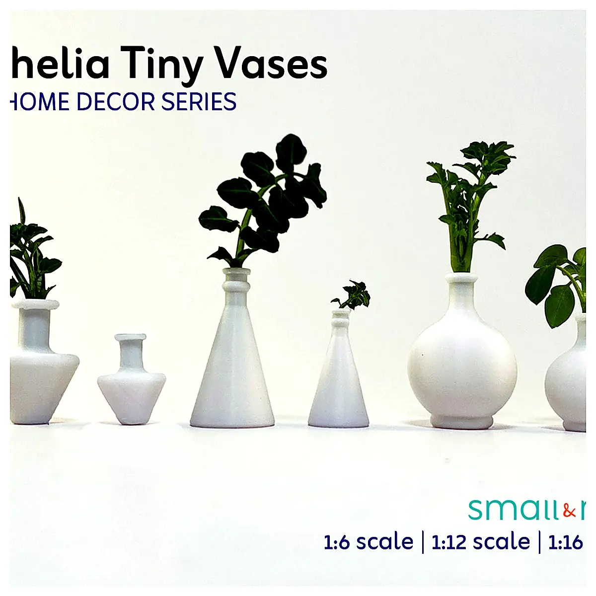 Ophelia Mini Vase Desktop Decoration Small Ornament Minimalist Home Floral Arrangement Mini Bouquet Decorative Item Creative Gift