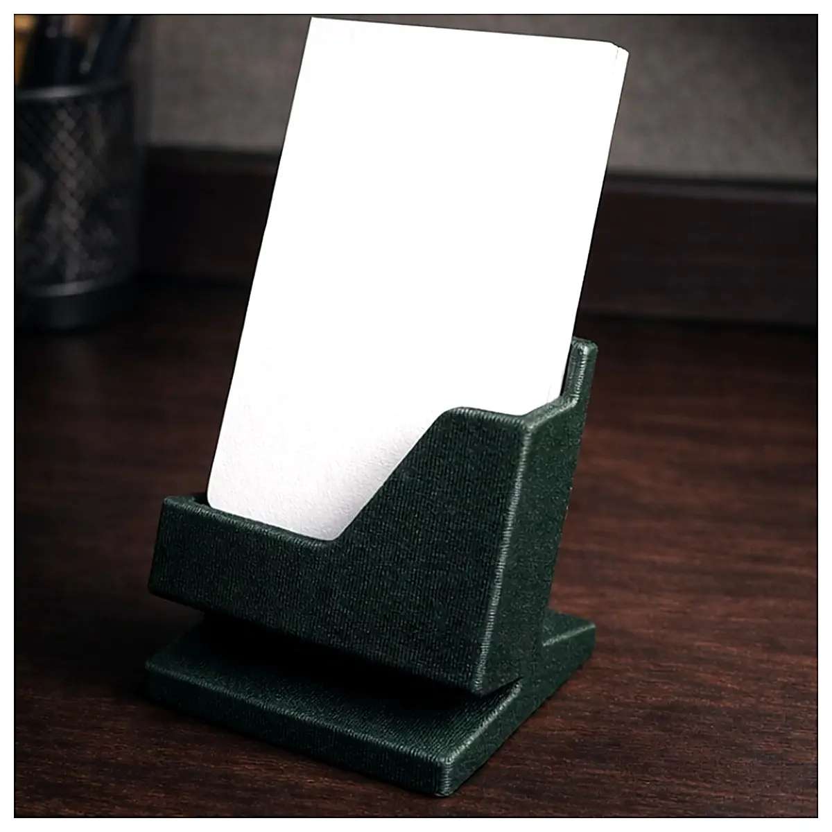 Business Card Holder Multi Functional Vertical Card Organizer Phone Case Phone Stand Phone Accessories