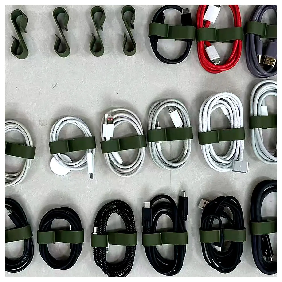 Cable Organizer Box Fast Wire Management 369g Quick Cable Storage Cord Clips Desktop Cable Organizer Accessories