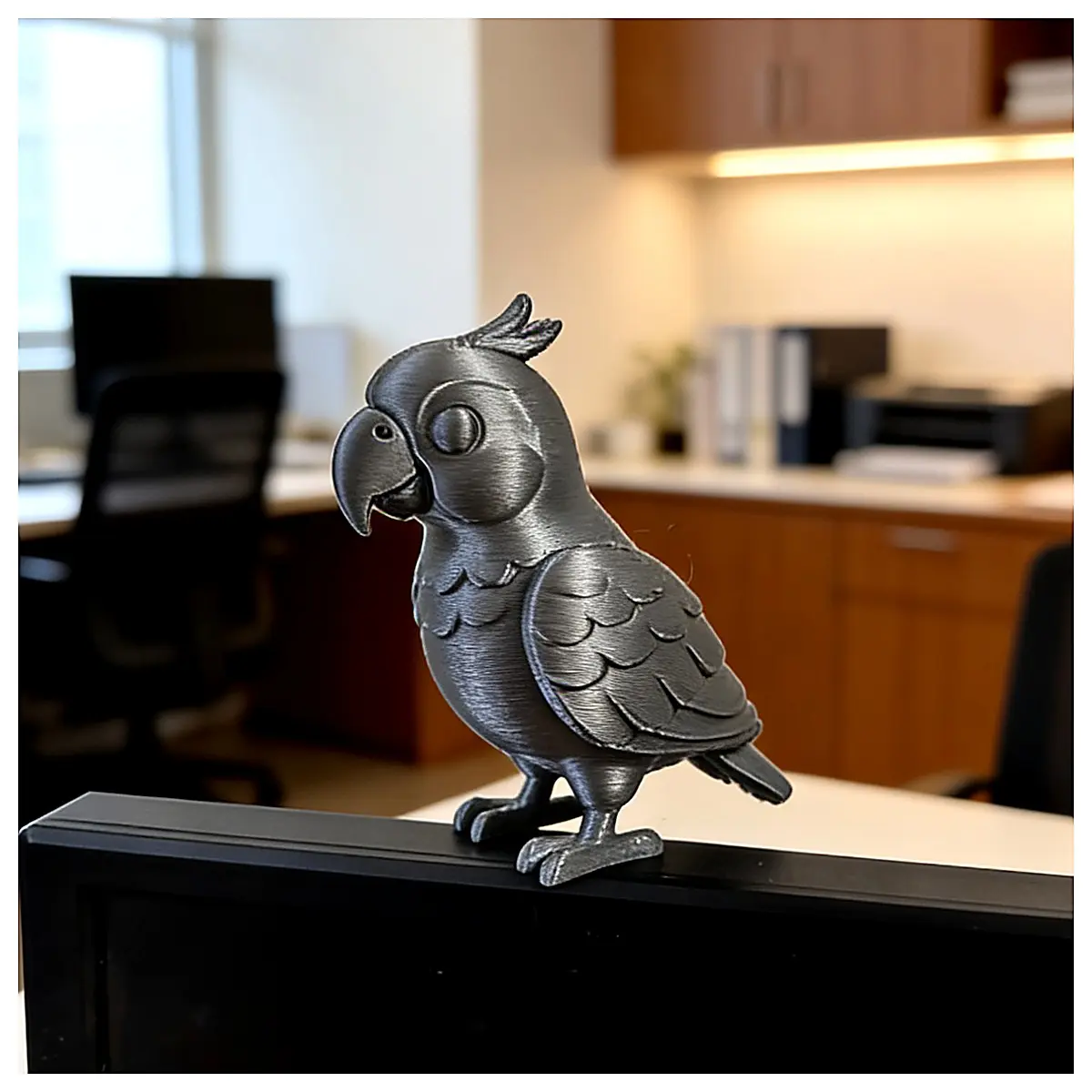 Parrot Model Toy Realistic Cockatoo Cartoon Figurine Desktop Decoration Home Decor Bird Ornament Bird Toys for Collectors