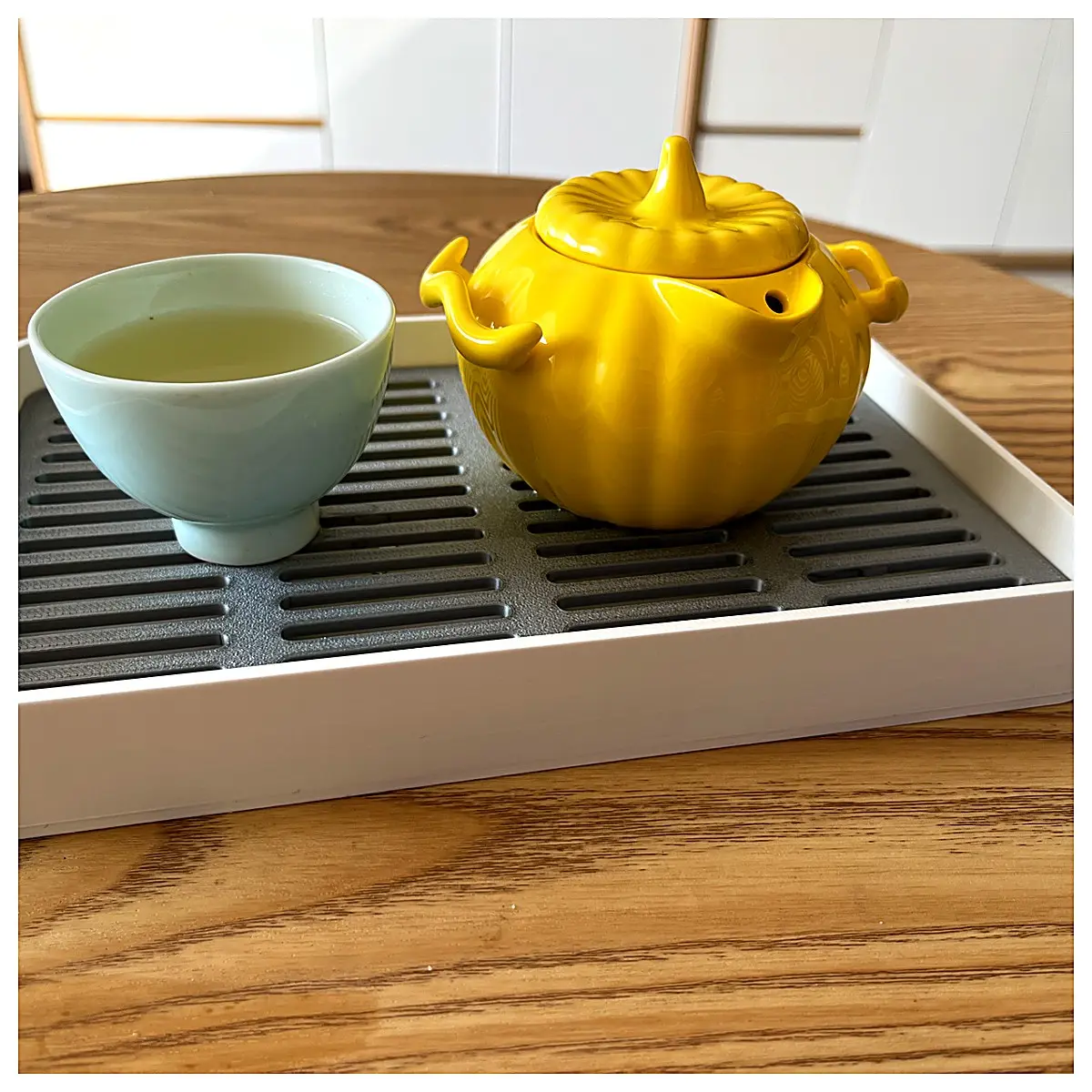 Tea Tray Ceramic Tea Set Kung Fu Tea Plate Desktop Tea Dish Gift Tea Tray Practical Tea Tray