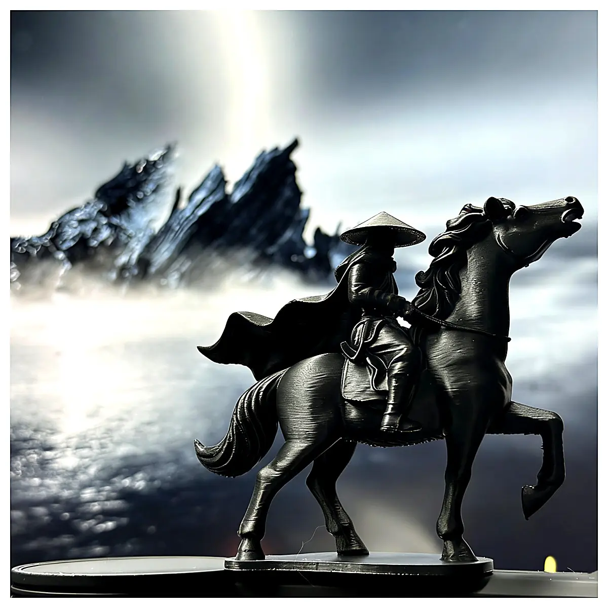 Ancient Style Swordsman Figurine Romantic Love Heroic Ambition Elegant Grace Collection Desktop Decoration Display Collectible Gift