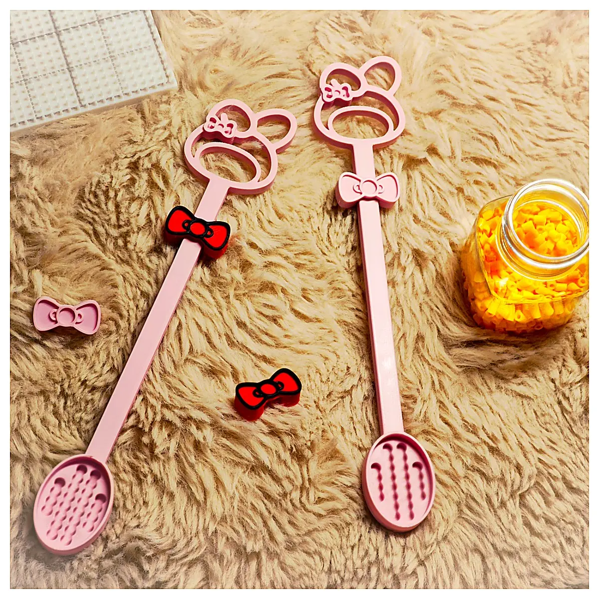 Melody Puzzle Spoons Kids Toys Educational Spoons Soft Silicone Baby Toys Grasping Training Toddler Toys Bean Scooping Tools