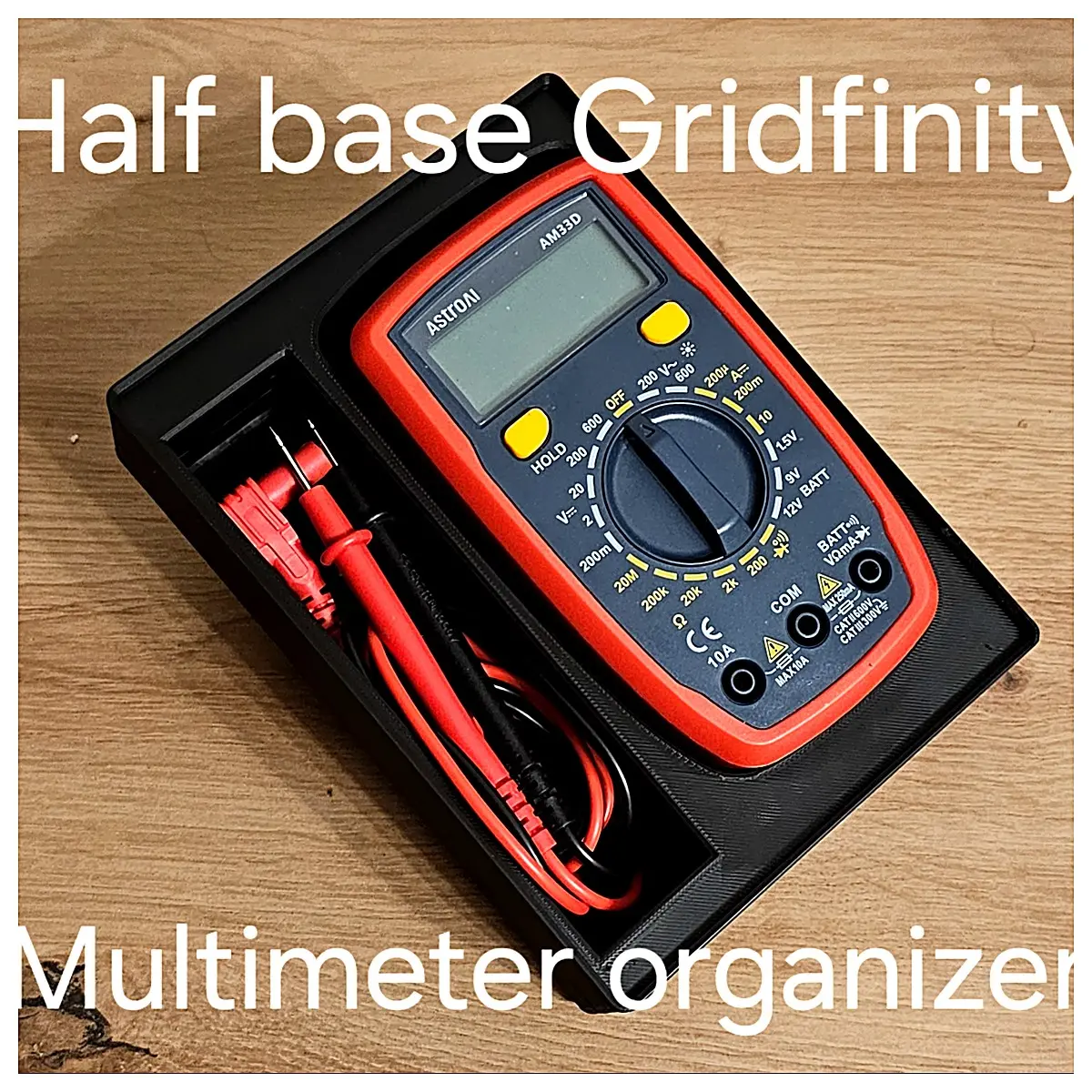 Multimeter Semi Scale Organizer Test Tool Circuit Repair Parts Electronic Component Organizer Measurement Tool Lab Equipment