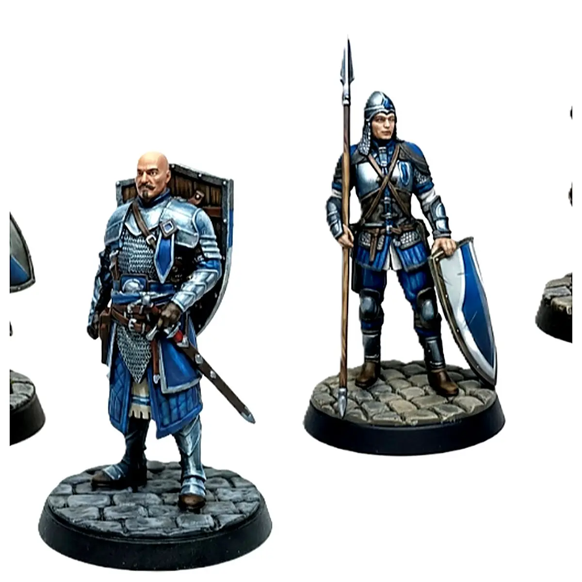 City Guard Miniature Model 25mm Scale Figure Security Officer Toy Scene Decoration Tactical Model Roleplay Game Accessories