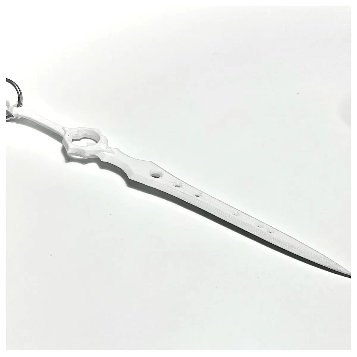Infinite Keychain Blade Model Keyring Miniature Decoration Collection Toy Safe Simulation Accessory Keychain