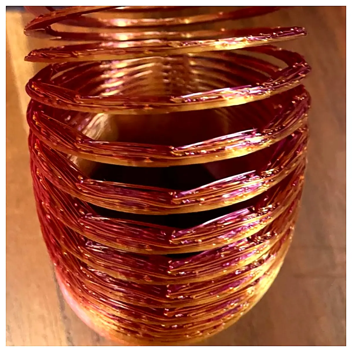 Rainbow Spiral Toy Desktop Decoration Fun Puzzle Toys Kids Adults Rotating Swing Creative Gift Spiral Toy