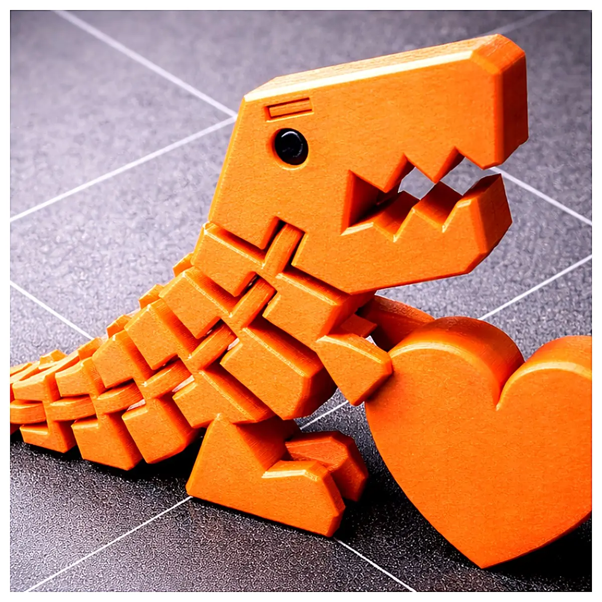 Triceratops Toy Valentine s Gift Holding Love Decor Dinosaur Model Anniversary Gift Party Decoration