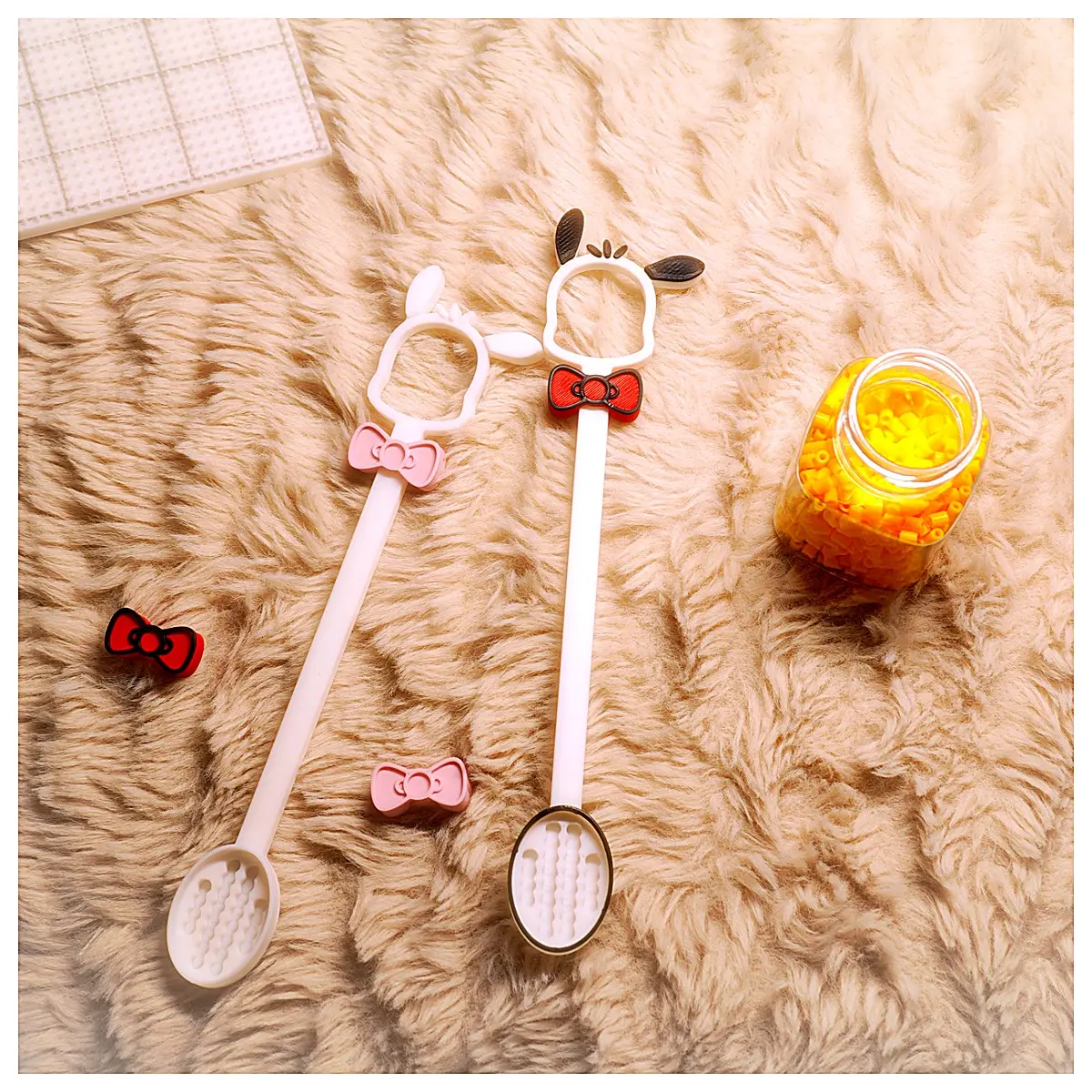 Pacha Dog Teether Toy Baby Spoon Rattle Learning Toys Infant Development