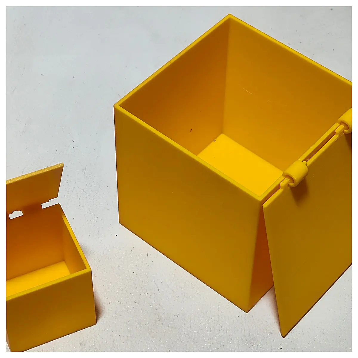 Folding Lid Box 100x100x100 Compact Minimalist Gift Box Paper Box Snack Packaging Collection Box Mini Box