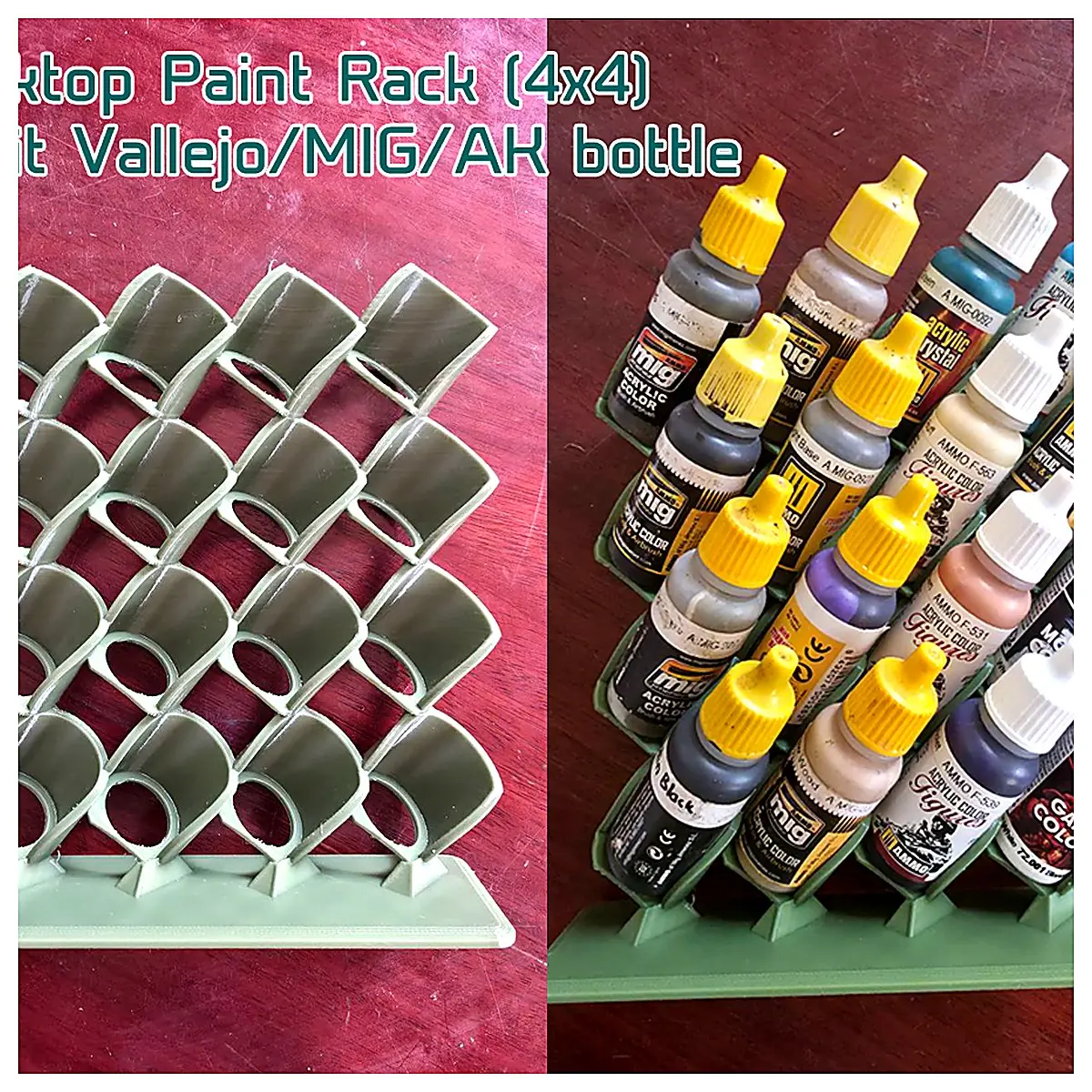 Paint Stand Holder 4x4 Desktop Support Brush Holder Easel Art Supplies Painting Accessories Desk Studio Painting Parts