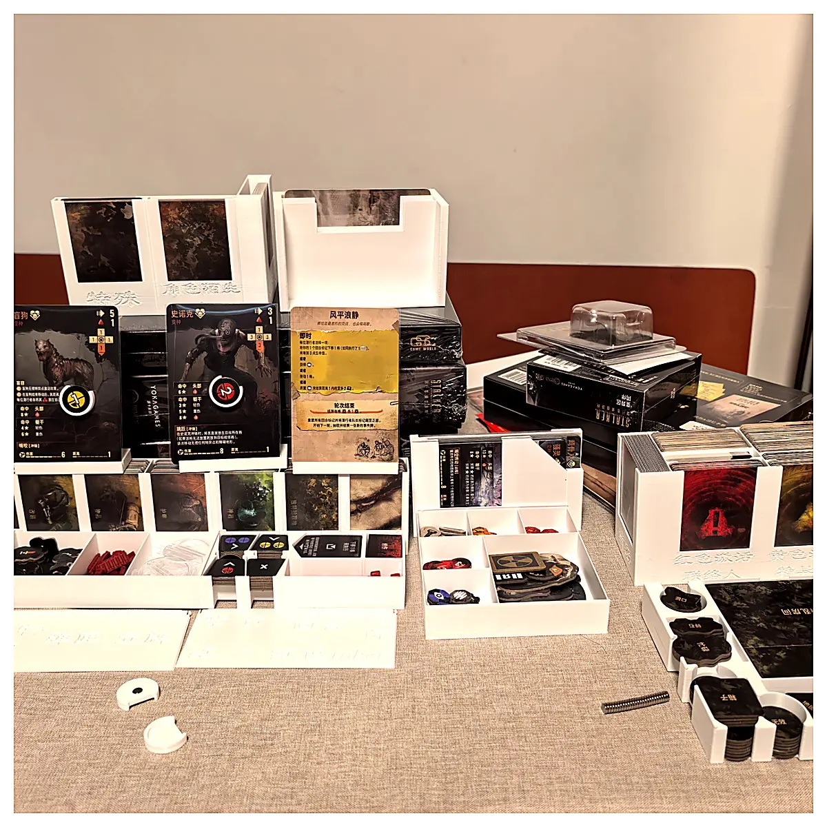 Stalker Base Box 3D Printed Storage Container Game Accessories Storage Box Parts Collection Desktop Decoration Gaming Collection