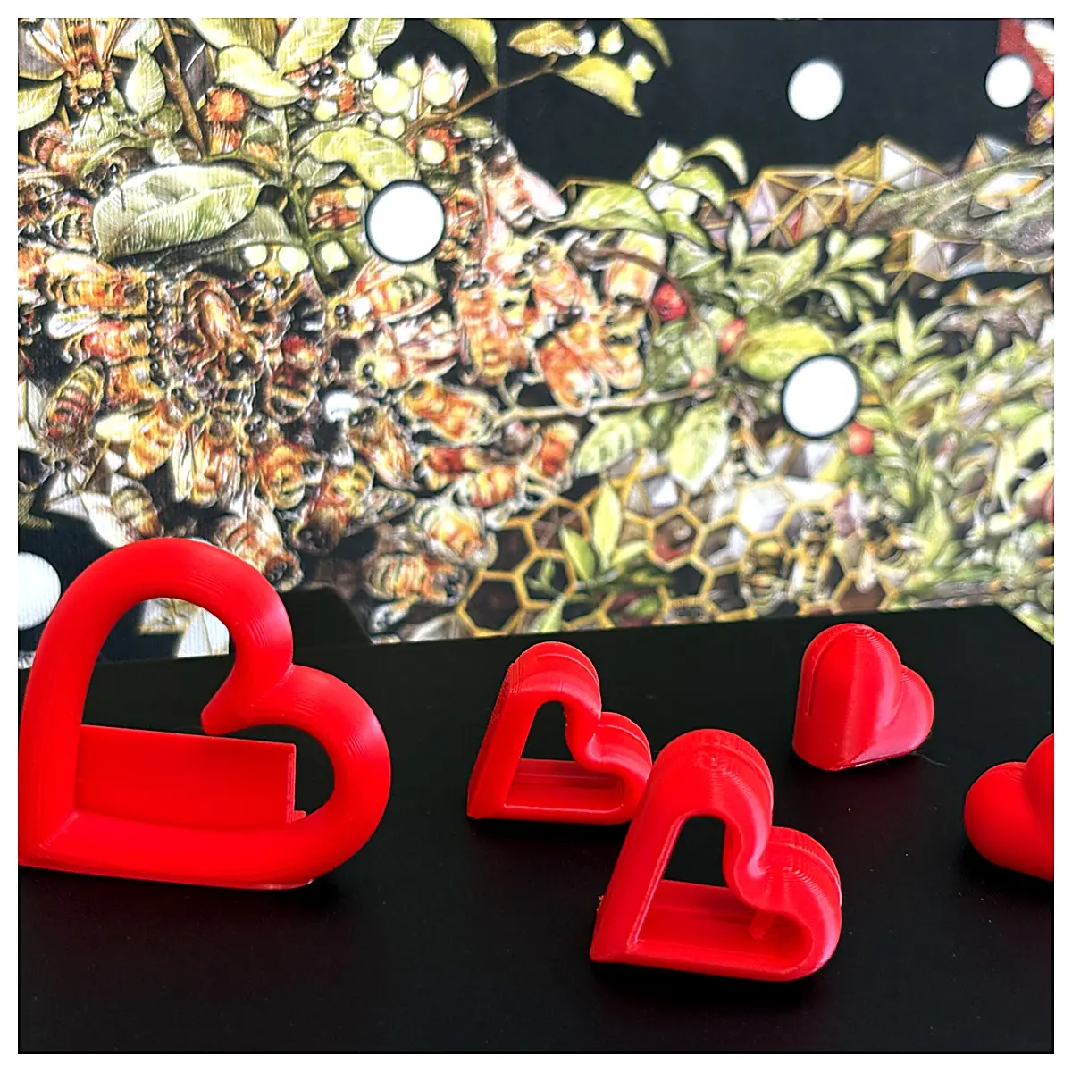 Valentine s Day Gift Red Stand Anniversary Decor Dried Flower Holder Love Romantic Surprise