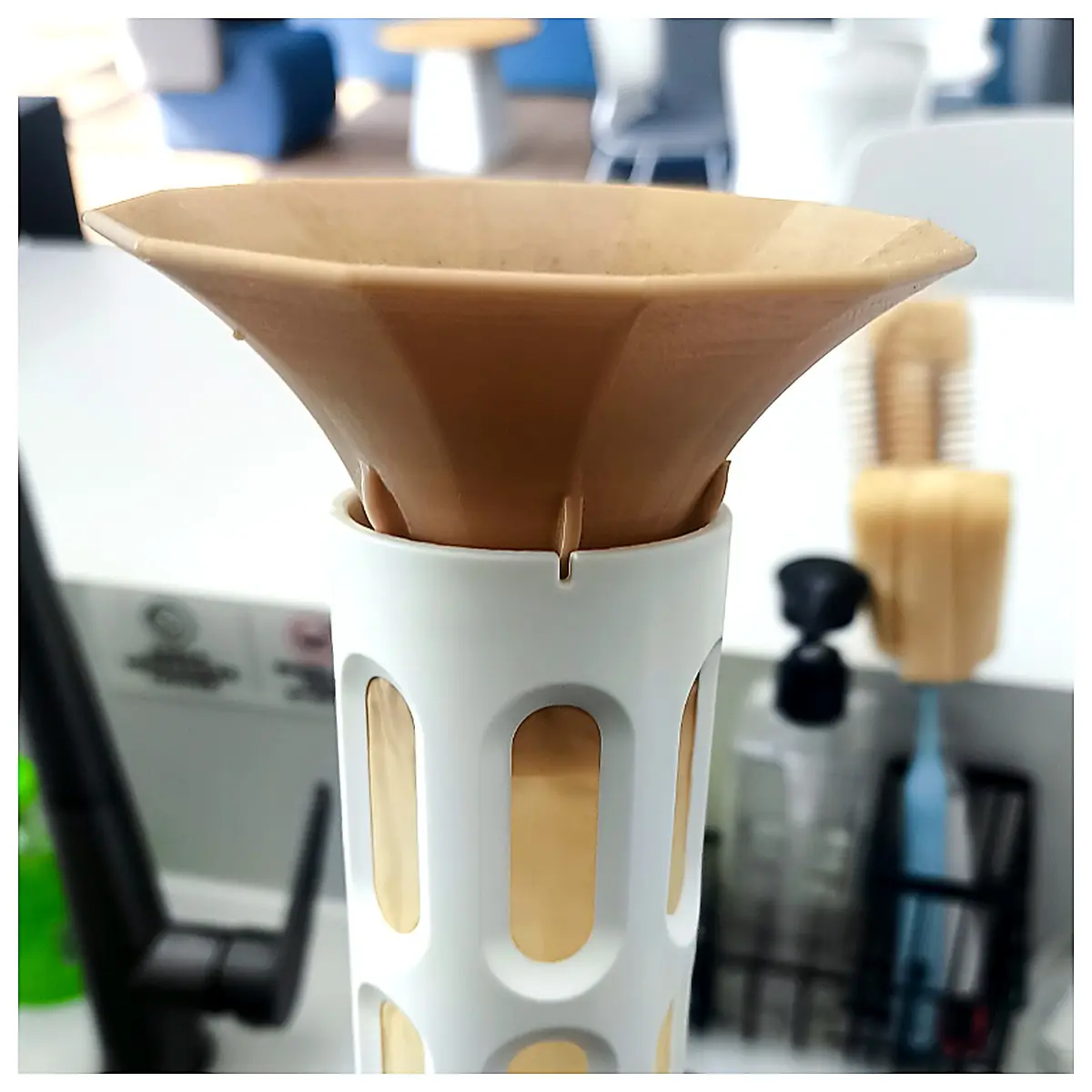 Cold Brew Coffee Filter Tea Cold Brew Filter Powder Filter Tea Filter Funnel Filtering Accessory Coffee Screen Filter Core Filter Parts