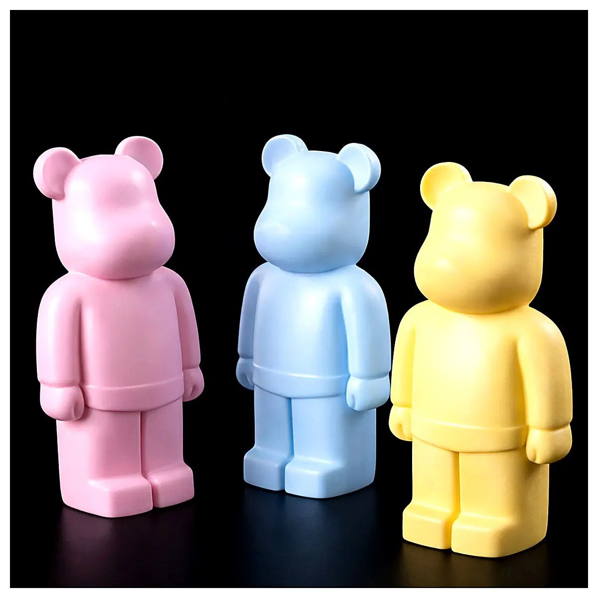 Cute Little Bear Decoration Minimalist Figurine Small Animal Display Toy Desk Cute Decoration Bedroom Gift