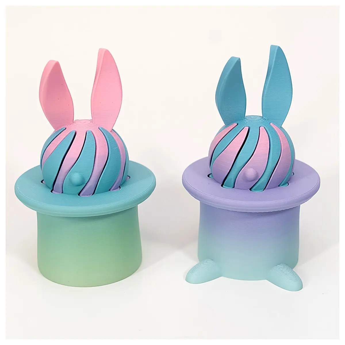 Top Hat Bunny Penetrating Stress Toy Child Anxiety Relief Puzzle Toy Fun Stress Release Calming Plaything Sensory Relief