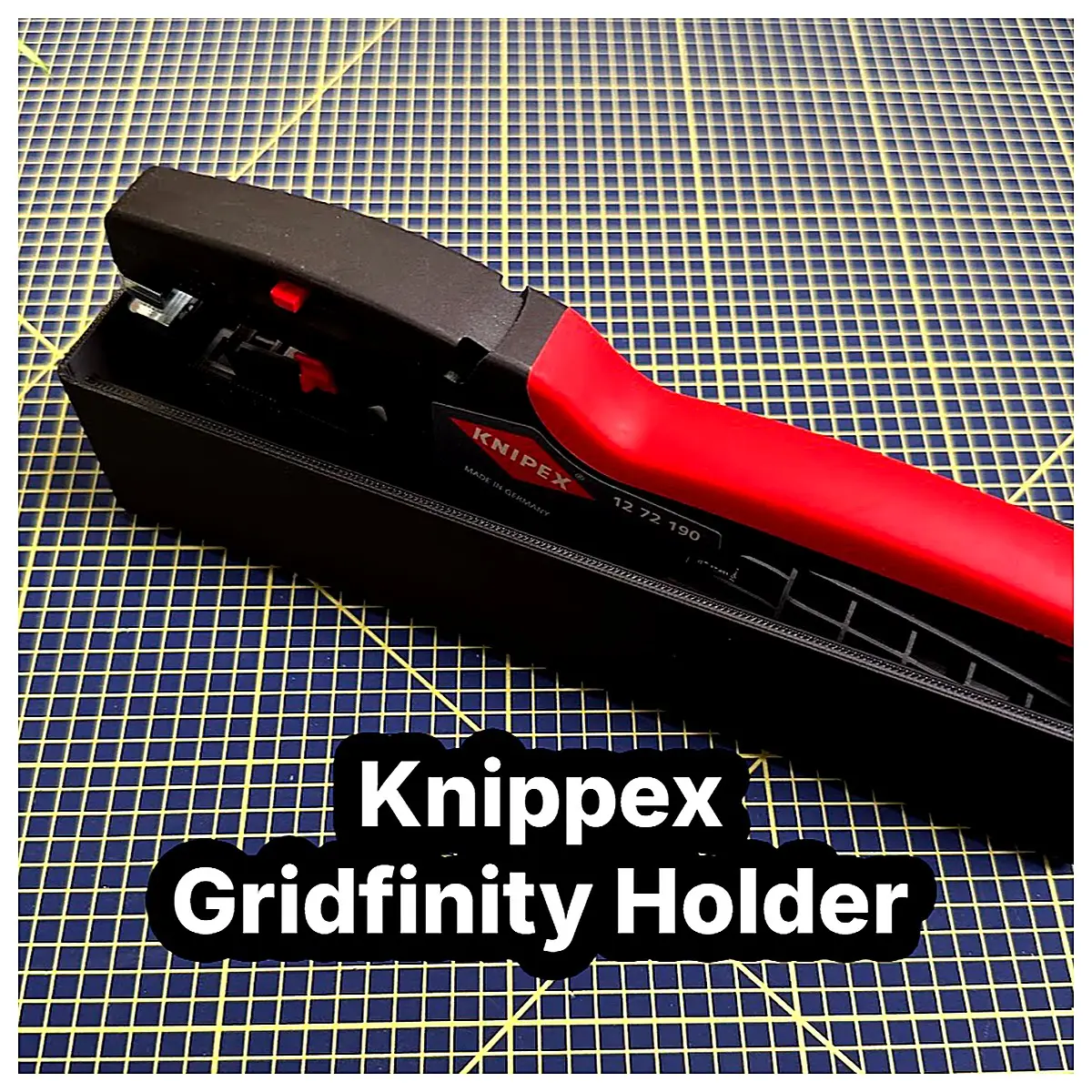 Gridfinity Storage Tray KNIPEX NexStrip Organizer Electronics Parts Storage Assembly Accessories Compatible with Gridfinity System