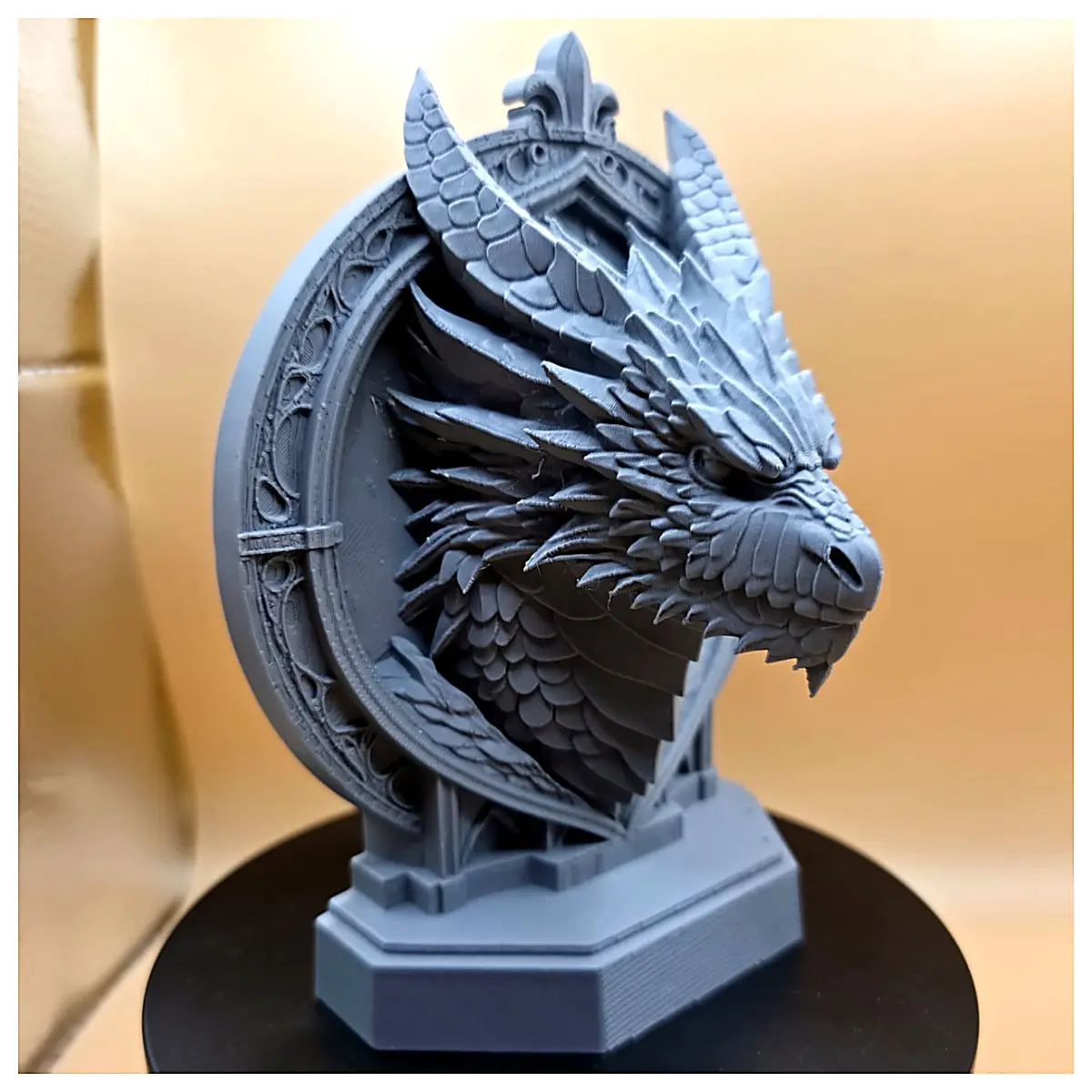 Dragon Head Carved Relief Wall Hanging Sculpture Ancient Art Decor Wall Ornament Indoor Decoration Dragon Culture Art