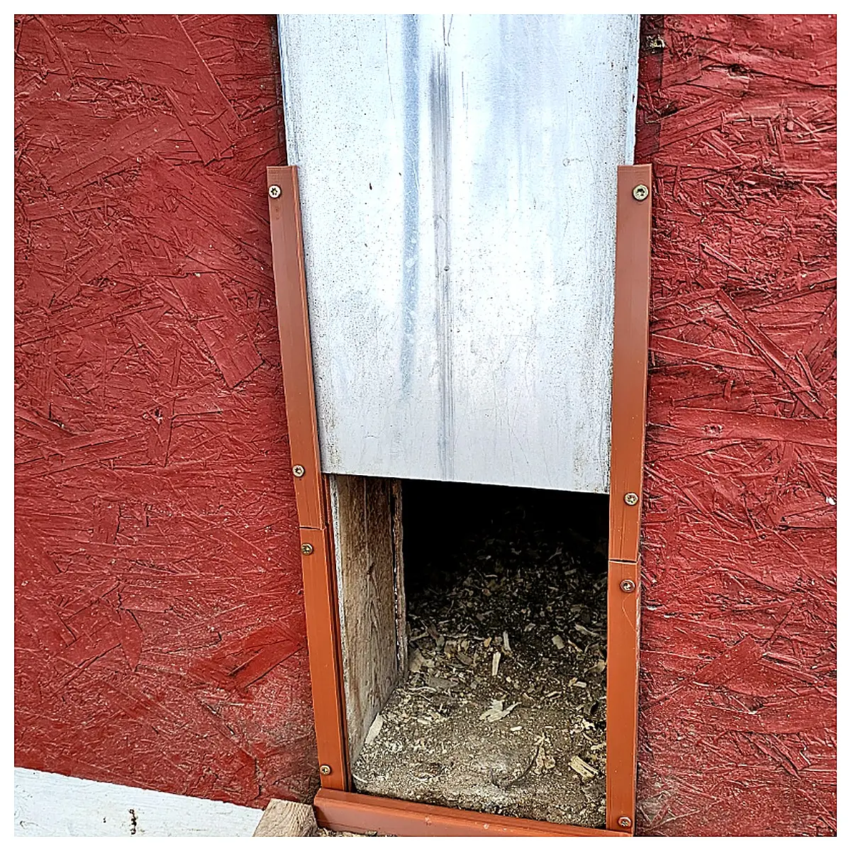 Chicken Sliding Door Rail System Poultry Gate Track Replacement Parts Chicken Run Accessory Farm Equipment