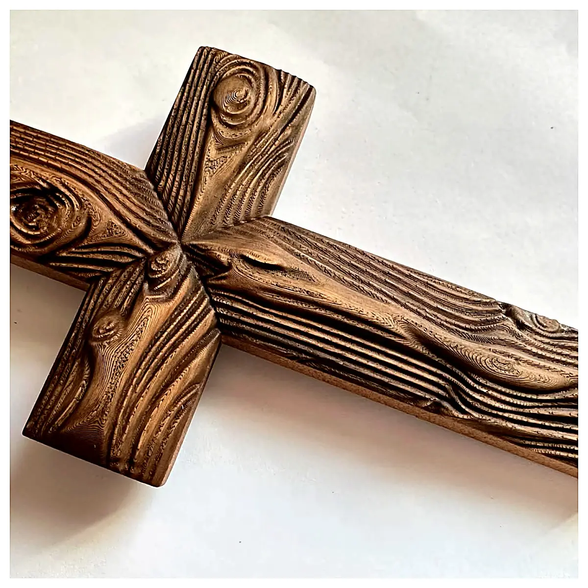 Wooden Cross Religious Decor Prayer Cross Christian Bible Ornament Christmas Gift Religious Memorial Religious Art