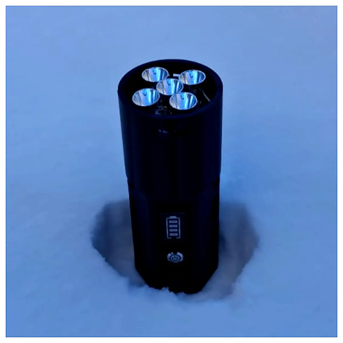 20000 Lumens 3D Printed Flashlight Powerful Headlamp Outdoor Spotlights Emergency Lighting Sports Lighting Hiking Lighting