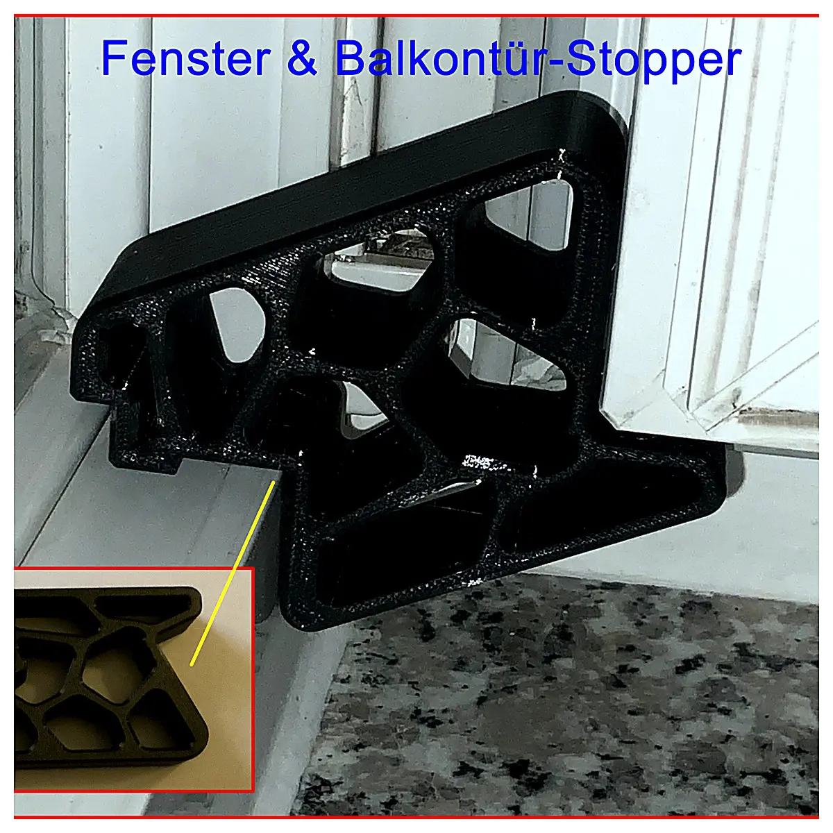 Window Stop Block Balcony Door Stop Window Protection Window Accessories Seal Strip Door Stop Installation Windproof