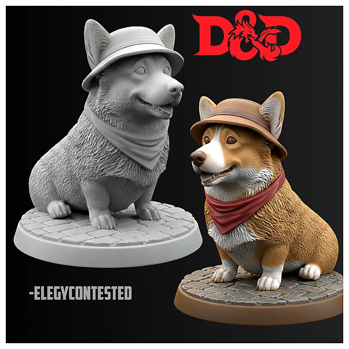 Corgi Dog Model Toy 25mm Corgi Accessories Pet Dog Figurine Corgi Collectible Puppy Simulation