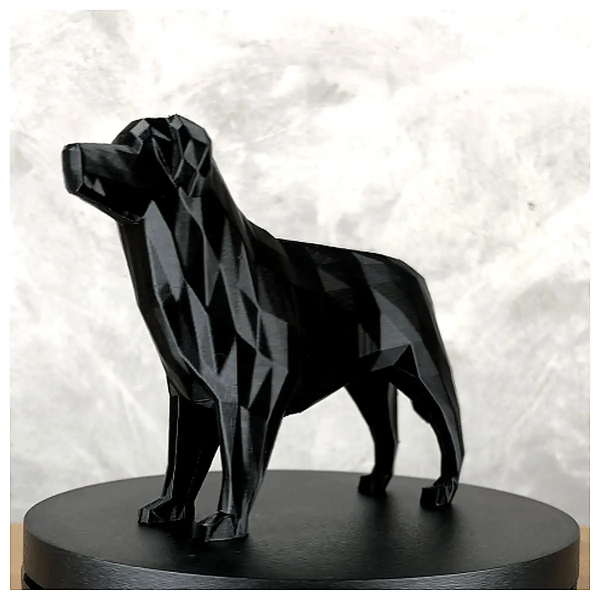 Bernese Mountain Dog Toy Low Poly Puzzle Model Pet Toy Dog Toy Brain Teaser Collectible Figure