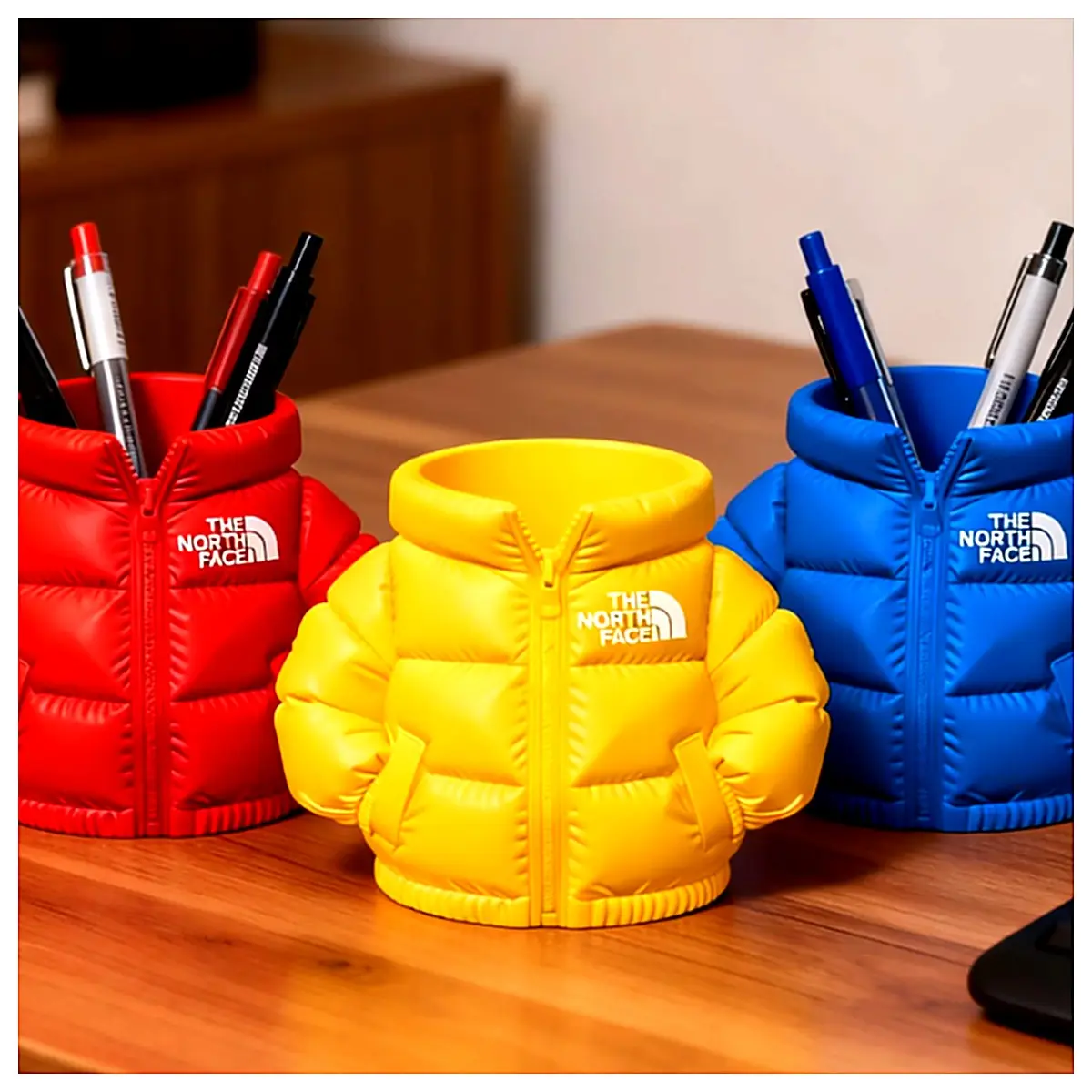 North Face Puffer Jacket Stand Phone Stand Support Holder Desktop Accessory Mobile Phone Holder Desk Stand