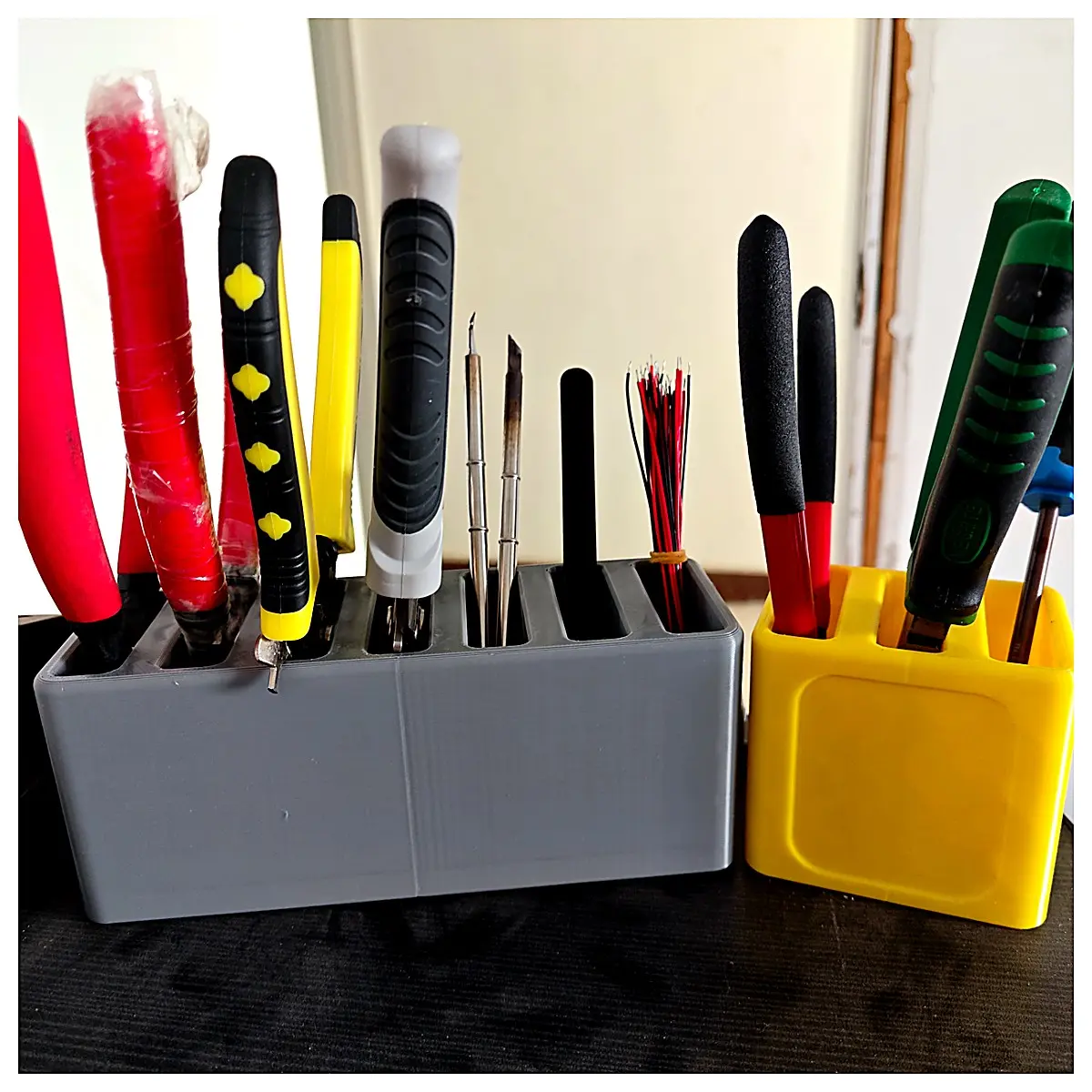 Water Pipe Pliers Organizer Multi Tool Box Pliers Storage Box Repair Tool Electronic Repair Accessories Device Organizer Box