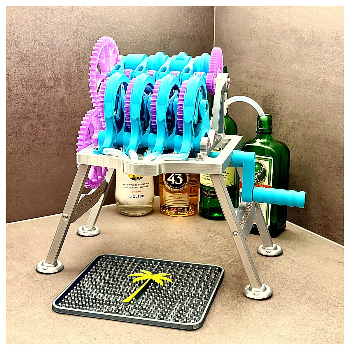 Automatic Cocktail Shaker Stirrer Mixer Ice Shave Drink Machine Bar Accessories Party Tool Creative Mixing