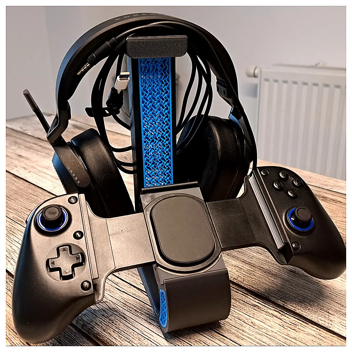 BSP D11 Controller Headset Mount Adapter Gamepad Accessories Stable Holder Comfortable Grip Device Support