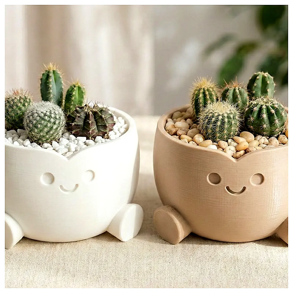Small Flower Pot Decorative Planter Cute Planter Indoor Plant Decorative Planter Accessories Plant Pots Decoration